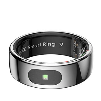 Smart RING PRO stříbrný, měř.stresu, srdeč.tepu, monitoring spánku, 9, Powerton.