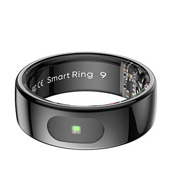 Smart RING PRO černý, měř.stresu, srdeč.tepu, monitoring spánku, 10, Powerton.
