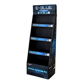 E-Blue - stojan velký, 175 x 61 x 40 cm, lepenka.