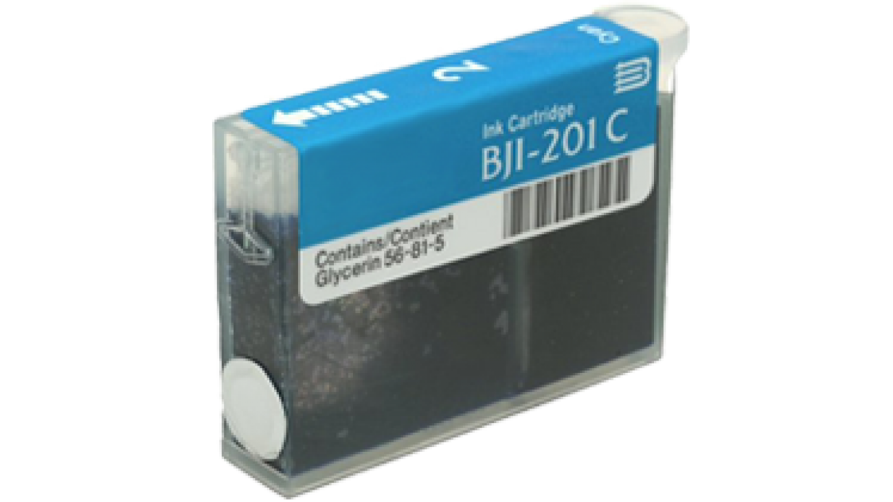 Canon BJI-201C azurová (cyan) kompatibilní cartridge