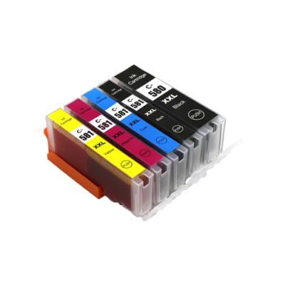 Canon CLI-581XXL Bk, C,M,Y + PGI-580XXLBk multipack kompatibilna cartridge