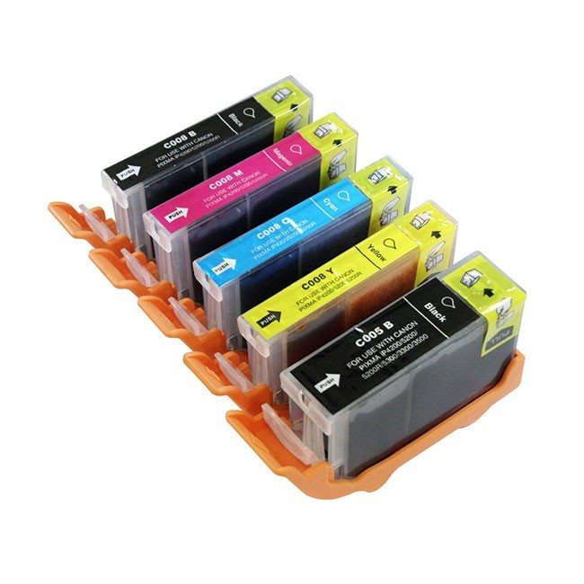 Levně Canon CLI-8 Bk, C,M,Y + PGI-5Bk multipack kompatibilní cartridge