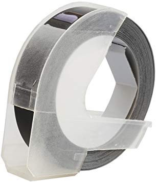Kompatibilná páska s Dymo S0898130, 9mm x 3m, biela tlač / čierný podklad