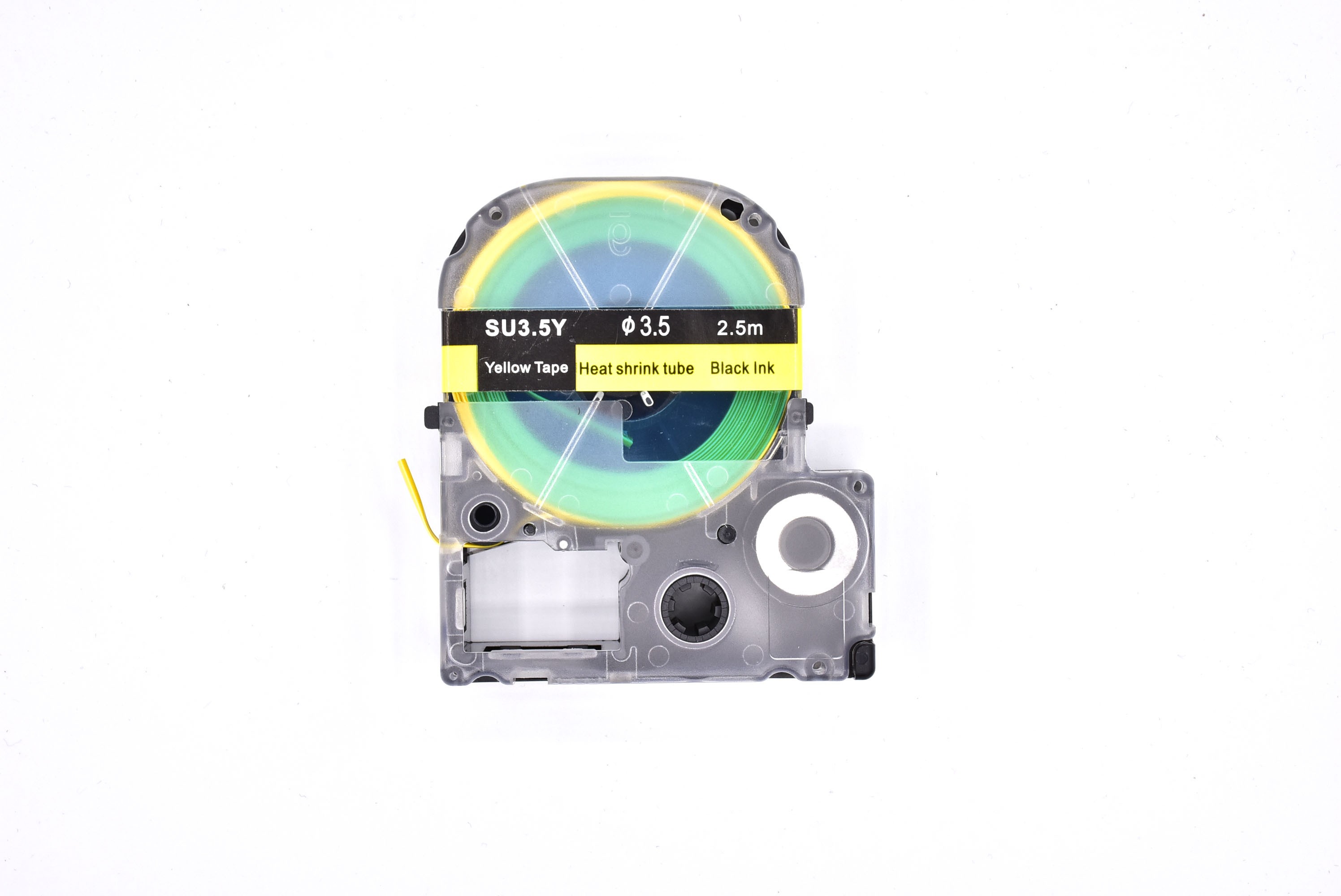 Levně Epson LK-4YBA3 / SU35Y, 3mm x 2,5m, černý tisk / žlutý podklad, smršťovací kompatibilní páska