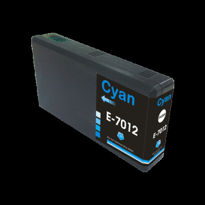 Epson T7012 azúrová (cyan) kompatibilná cartridge