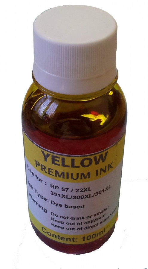 Levně Inkoust univerzální žlutý (yellow) 1000ml