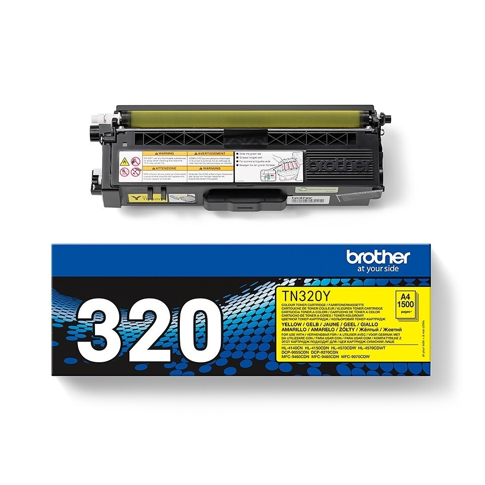 Brother TN-320Y žltý (yellow) originálný toner