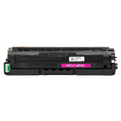 Samsung CLT-M505L purpurový (magenta) kompatibilný toner.
Nižšia cena kompatibilnej náplne pre tlačiarne Samsung v porovnaní s originálnou náplňou, ušetríte až 80% nákladov na tlač.


Tonerová cartridge pre tlačiarne Samsung vytlačí rovnaký počet strán ako originál pri zachovaní rovnakej kvality – ostré rysy, sýte farby.


Záruka Vašej spokojnosti.


Každý toner prechádza pri výrobe prísnou kontrolou kvality a je plne kompatibilný s vašou tlačiarňou.


Overené našimi klientmi z ČR aj z Európskej únie.


Kompatibilné tonery Samsung spĺňajú normu STMC, čo je celosvetovo uznávaná norma testovania kvality tlače a počtu vytlačených strán tonerovej kazety.


Naši dodávatelia sú preverení rokmi skúseností a vyrábajú produkty podľa normy ISO 9001 a ISO 14001.

 Existuje mnoho výrobcov kompatibilných náplní, ale kvalita môže byť odlišná.