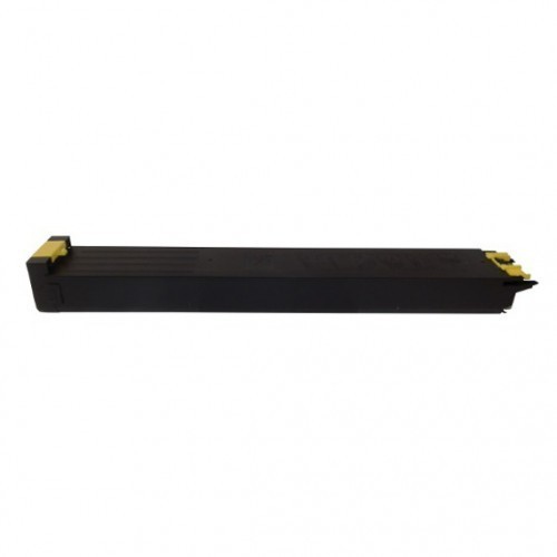 Sharp MX-31GTYA žltý (yellow) kompatibilný toner.
Nižšia cena kompatibilnej náplne pre tlačiarne Sharp v porovnaní s originálnou náplňou, ušetríte až 80% nákladov na tlač.


Tonerová cartridge pre tlačiarne Sharp vytlačí rovnaký počet strán ako originál pri zachovaní rovnakej kvality – ostré rysy, sýte farby.


Záruka Vašej spokojnosti.


Každý toner prechádza pri výrobe prísnou kontrolou kvality a je plne kompatibilný s vašou tlačiarňou.


Overené našimi klientmi z ČR aj z Európskej únie.


Kompatibilné tonery Sharp spĺňajú normu STMC, čo je celosvetovo uznávaná norma testovania kvality tlače a počtu vytlačených strán tonerovej kazety.


Naši dodávatelia sú preverení rokmi skúseností a vyrábajú produkty podľa normy ISO 9001 a ISO 14001.

 Existuje mnoho výrobcov kompatibilných náplní, ale kvalita môže byť odlišná.