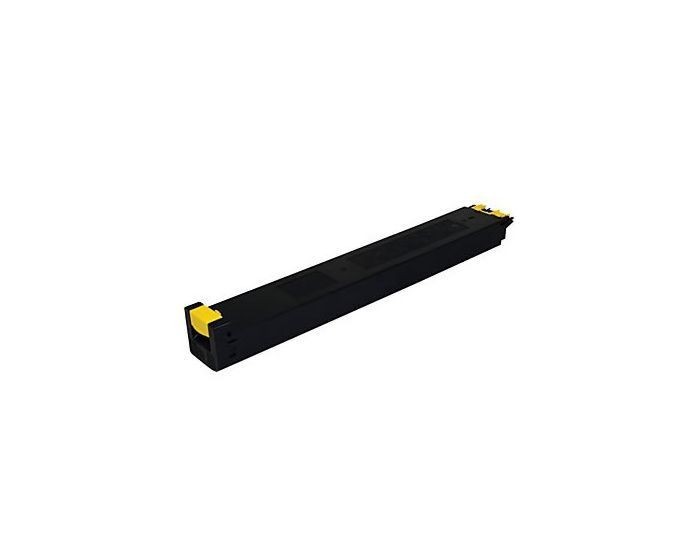 Sharp MX-31GTYA žltý (yellow) kompatibilný toner.
Nižšia cena kompatibilnej náplne pre tlačiarne Sharp v porovnaní s originálnou náplňou, ušetríte až 80% nákladov na tlač.


Tonerová cartridge pre tlačiarne Sharp vytlačí rovnaký počet strán ako originál pri zachovaní rovnakej kvality – ostré rysy, sýte farby.


Záruka Vašej spokojnosti.


Každý toner prechádza pri výrobe prísnou kontrolou kvality a je plne kompatibilný s vašou tlačiarňou.


Overené našimi klientmi z ČR aj z Európskej únie.


Kompatibilné tonery Sharp spĺňajú normu STMC, čo je celosvetovo uznávaná norma testovania kvality tlače a počtu vytlačených strán tonerovej kazety.


Naši dodávatelia sú preverení rokmi skúseností a vyrábajú produkty podľa normy ISO 9001 a ISO 14001.

 Existuje mnoho výrobcov kompatibilných náplní, ale kvalita môže byť odlišná.