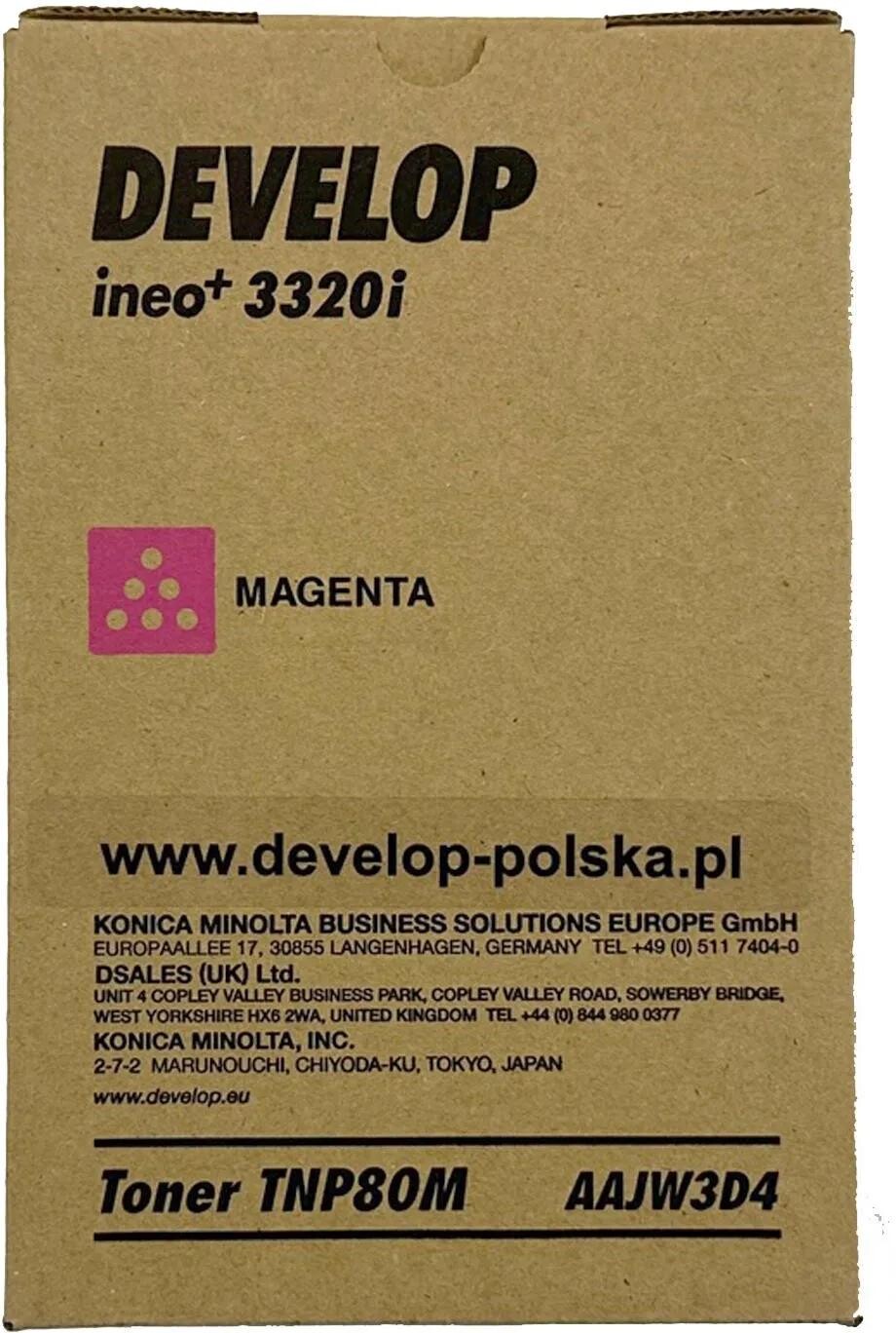 Develop TNP-80 AAJW3D4 purpurový (magenta) originální toner