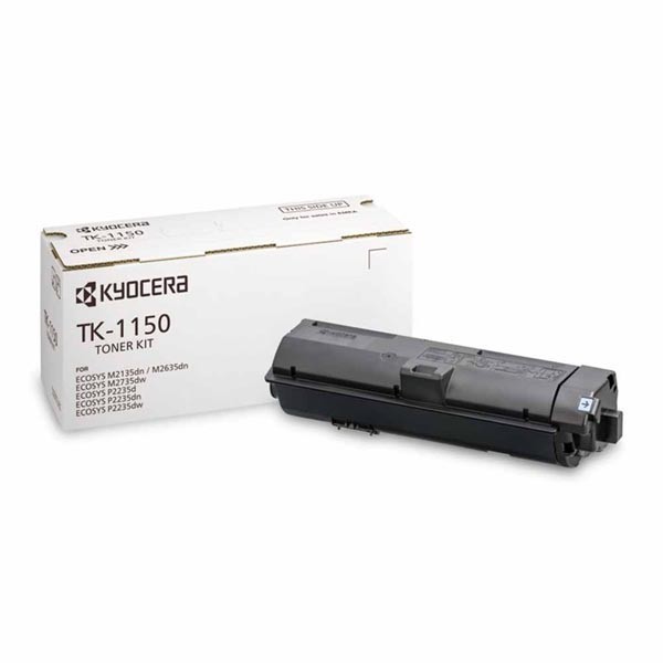 Kyocera Mita TK-1150 čierný (black) originálny toner.
Originálny toner = záruka priamo od výrobcu tlačiarne
100 % použitie v tlačiarni - bezproblémové fungovanie s vašou tlačiarňou
Použitím originálnej náplne predlžujete životnosť tlačiarne
Osvedčená špičková kvalita - vysoko kvalitná a spoľahlivá tlač originálnou tlačovou kazetou od prvej do poslednej stránky
Trvalé a profesionálne výsledky tlače - dlhodobá udržateľnosť tlače
Kratšia prodleva pri tlači stránok
Garancia Vašej spokojnosti s použitím našej originálnej náplne
Zabezpečujeme bezplatnú recykláciu originálnych náplní
Zlyhanie náplne v menej ako 1% prípadov
Jednoduchá a rýchla výmena náplne

Kód výrobcu: 1T02RT0NL0