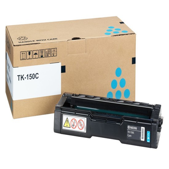 Levně Kyocera Mita TK-150C azurový (cyan) originální toner