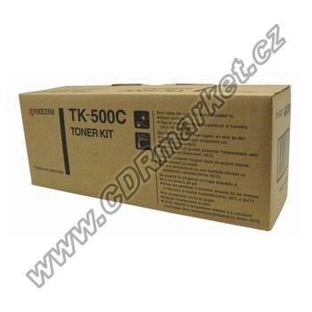 Levně Kyocera Mita TK-500C azurový (cyan) originální toner