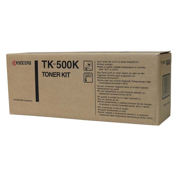 E-shop Kyocera originálny toner TK500K, black, 8000 str., Kyocera FS-C5016N, garanční pečeť Janus