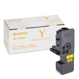 Kyocera Mita TK-5240Y žltý (yellow) originálny toner.
Originálny toner = záruka priamo od výrobcu tlačiarne
100 % použitie v tlačiarni - bezproblémové fungovanie s vašou tlačiarňou
Použitím originálnej náplne predlžujete životnosť tlačiarne
Osvedčená špičková kvalita - vysoko kvalitná a spoľahlivá tlač originálnou tlačovou kazetou od prvej do poslednej stránky
Trvalé a profesionálne výsledky tlače - dlhodobá udržateľnosť tlače
Kratšia prodleva pri tlači stránok
Garancia Vašej spokojnosti s použitím našej originálnej náplne
Zabezpečujeme bezplatnú recykláciu originálnych náplní
Zlyhanie náplne v menej ako 1% prípadov
Jednoduchá a rýchla výmena náplne

Kód výrobcu: 1T02R7ANL0