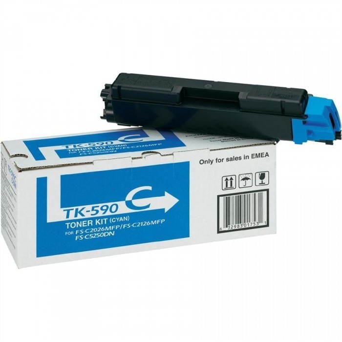 Kyocera Mita TK-590C azúrový (cyan) originálny toner.
Originálny toner = záruka priamo od výrobcu tlačiarne
100 % použitie v tlačiarni - bezproblémové fungovanie s vašou tlačiarňou
Použitím originálnej náplne predlžujete životnosť tlačiarne
Osvedčená špičková kvalita - vysoko kvalitná a spoľahlivá tlač originálnou tlačovou kazetou od prvej do poslednej stránky
Trvalé a profesionálne výsledky tlače - dlhodobá udržateľnosť tlače
Kratšia prodleva pri tlači stránok
Garancia Vašej spokojnosti s použitím našej originálnej náplne
Zabezpečujeme bezplatnú recykláciu originálnych náplní
Zlyhanie náplne v menej ako 1% prípadov
Jednoduchá a rýchla výmena náplne

Kód výrobcu: 1T02KVCNL0