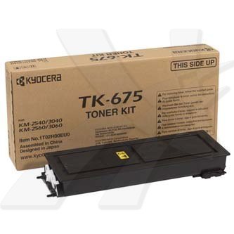 Kyocera Mita TK-675 čierný (black) originálny toner.
Originálny toner = záruka priamo od výrobcu tlačiarne
100 % použitie v tlačiarni - bezproblémové fungovanie s vašou tlačiarňou
Použitím originálnej náplne predlžujete životnosť tlačiarne
Osvedčená špičková kvalita - vysoko kvalitná a spoľahlivá tlač originálnou tlačovou kazetou od prvej do poslednej stránky
Trvalé a profesionálne výsledky tlače - dlhodobá udržateľnosť tlače
Kratšia prodleva pri tlači stránok
Garancia Vašej spokojnosti s použitím našej originálnej náplne
Zabezpečujeme bezplatnú recykláciu originálnych náplní
Zlyhanie náplne v menej ako 1% prípadov
Jednoduchá a rýchla výmena náplne

Kód výrobcu: 1T02H00EU0