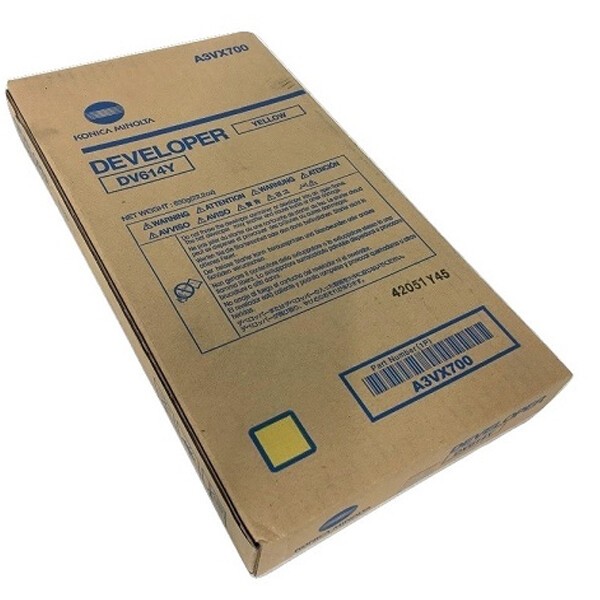 E-shop Konica Minolta originální Starter A3VX700, DV-614Y, yellow, Konica Minolta Bizhub C3070L, 1060, 1070P, 1070