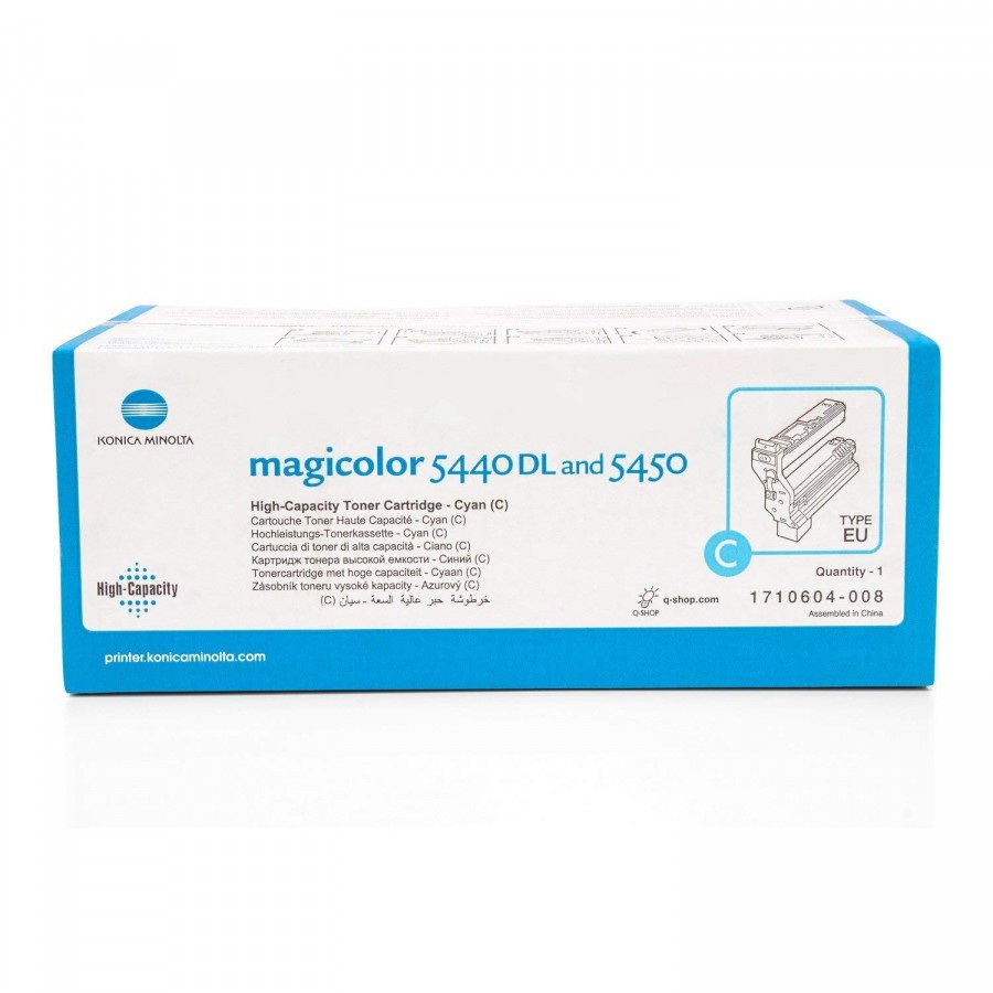 Levně Konica Minolta 4539333 (1710-6040-08) azurový (cyan) originální toner