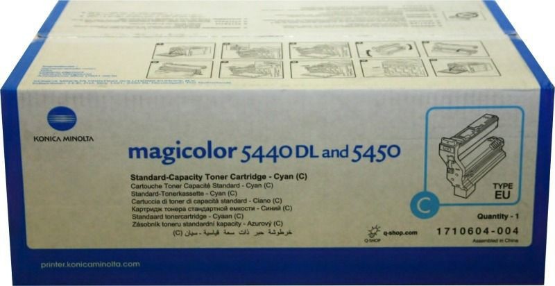 Levně Konica Minolta 4539334 (1710-6040-04) azurový (cyan) originální toner