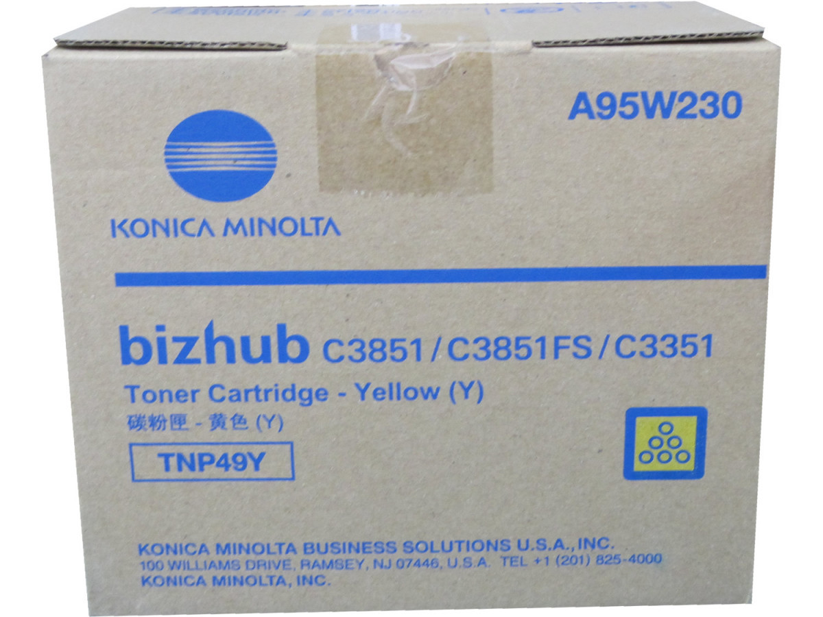 Konica Minolta TNP-49Y žltý (yellow) originálny toner