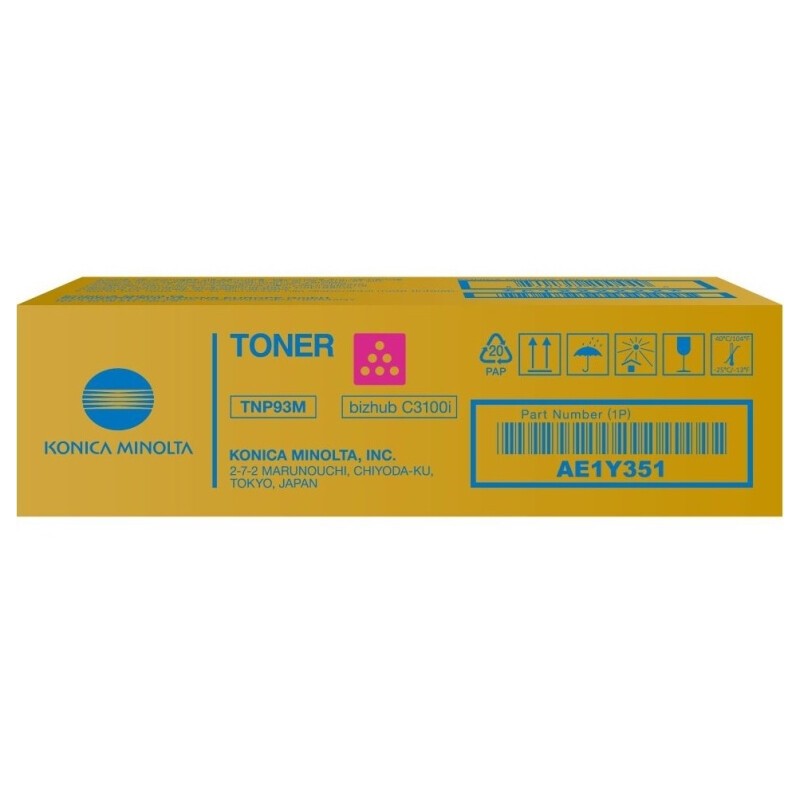 Konica Minolta TNP-93M AE1Y351 purpurový (magenta) originální toner