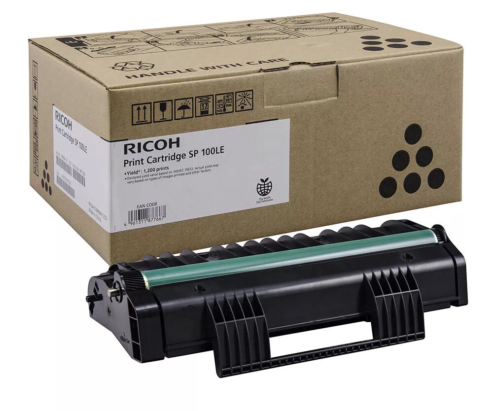 Ricoh originálny toner 407166, black, 1200 str., 407166, Ricoh Ricoh Aficio SP100, SP100E, SP100SUe