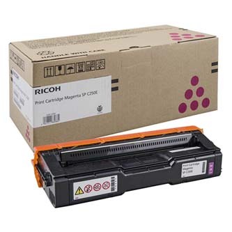Ricoh 407545 purpurová (magenta) originálny toner.
Originálny toner = záruka priamo od výrobcu tlačiarne
100 % použitie v tlačiarni - bezproblémové fungovanie s vašou tlačiarňou
Použitím originálnej náplne predlžujete životnosť tlačiarne
Osvedčená špičková kvalita - vysoko kvalitná a spoľahlivá tlač originálnou tlačovou kazetou od prvej do poslednej stránky
Trvalé a profesionálne výsledky tlače - dlhodobá udržateľnosť tlače
Kratšia prodleva pri tlači stránok
Garancia Vašej spokojnosti s použitím našej originálnej náplne
Zabezpečujeme bezplatnú recykláciu originálnych náplní
Zlyhanie náplne v menej ako 1% prípadov
Jednoduchá a rýchla výmena náplne

Kód výrobcu: 407545