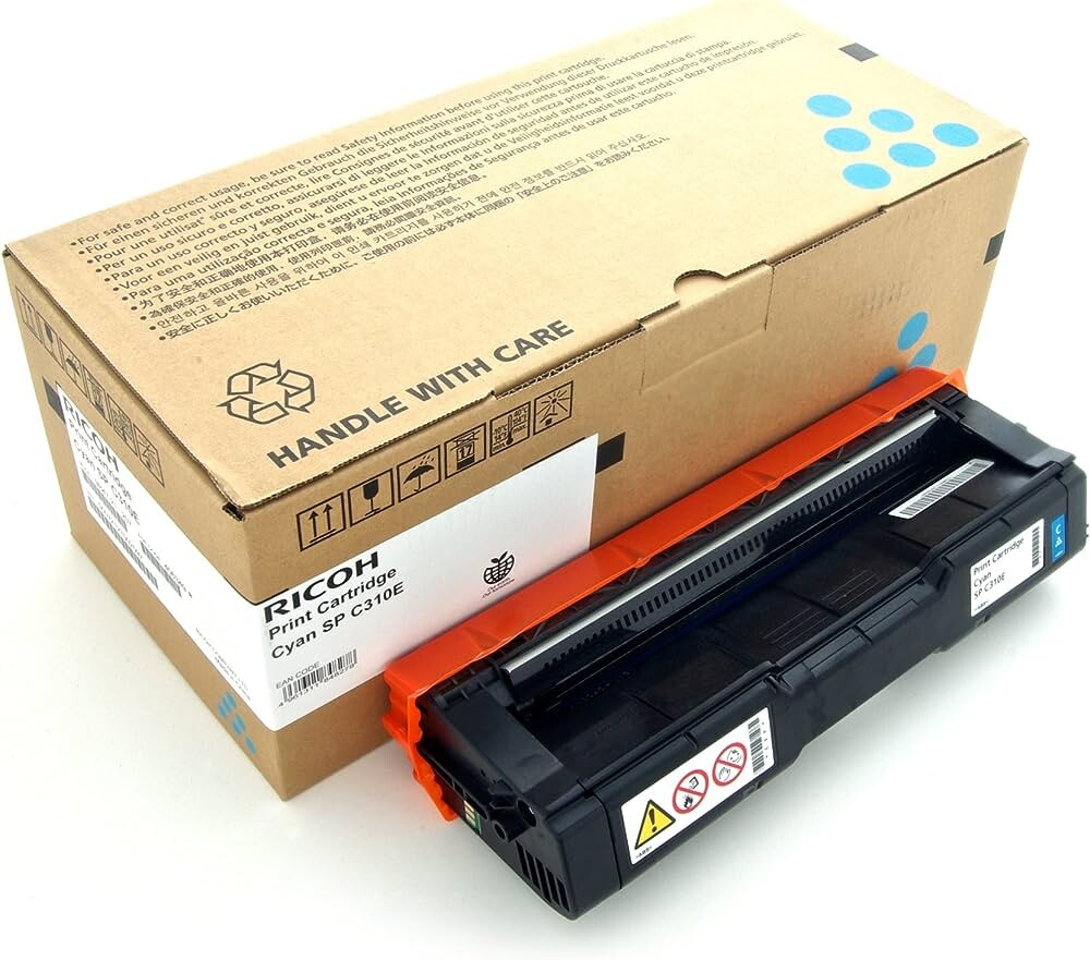 Ricoh 406349, 407641 azurový (cyan) originální toner