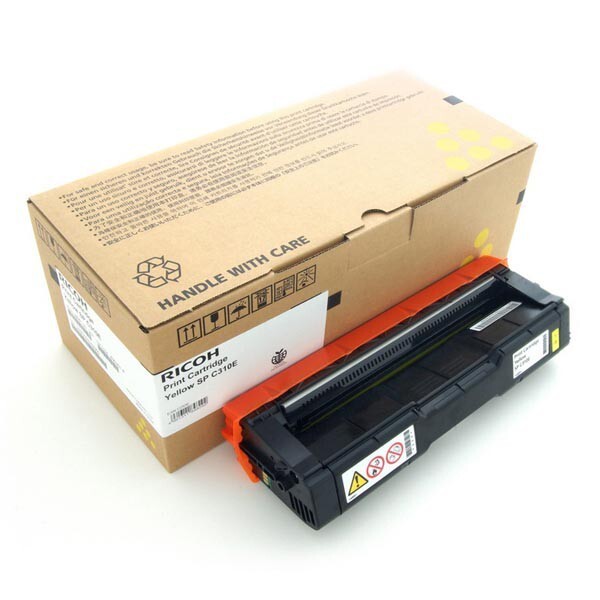 Ricoh originálny toner 406351, 407639, yellow, 2500 str., low capacity, Ricoh SP C310, C311, C312, SP C231, C232