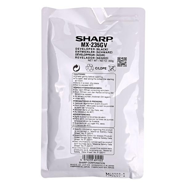 Sharp MX-235GV černý (black) originální developer