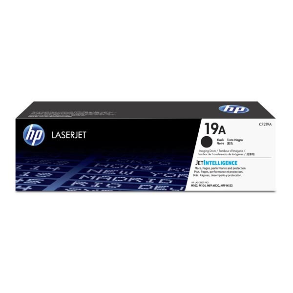 HP 19A CF219A čierna (black) originálna valcová jednotka.
Originálna valcová jednotka = záruka priamo od výrobcu tlačiarne
100 % použitie v tlačiarni - bezproblémové fungovanie s vašou tlačiarňou
Použitím originálneho valca predlžujete životnosť tlačiarne
Osvedčená špičková kvalita - originálna tlačová (valcová) kazeta poskytuje mimoriadne výsledky
Trvalé a profesionálne výsledky tlače - dlhodobá udržateľnosť tlače
Produktivita tlače - rovnaká tlač po celú životnosť valca
Maximálna jednoduchá obsluha sa rovná efektívna tlač
Garancia Vašej spokojnosti s použitím našej originálnej valcovej jednotky
Zabezpečujeme bezplatnú recykláciu originálnych náplní

Kód výrobcu: CF219A