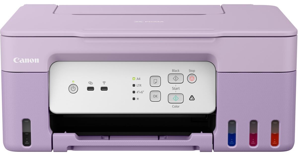 Canon PIXMA G3430 5989C025 inkoustová multifunkce, fialová, rozbaleno
