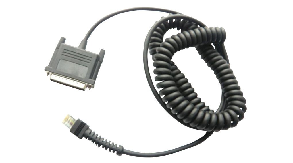 Datalogic CAB-509 RS232 kabel, CBX800, kroucený
