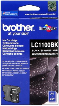 Brother LC-1100BK černá originální cartridge, prošlá expirace