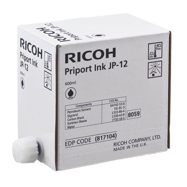 Ricoh JP 12 817104 černá  originální cartridge