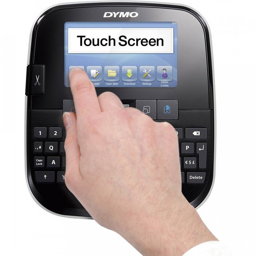 Dymo LabelManager 500TS S0946430 štítkovač.
 
Môžete si vybrať z najširší sortiment pások na trhu.
 
Vlastnosti tlačiarne štítkov Dymo LabelManager 500TS:

Tlač odolných štítkov so šírkou až 24 mm.
Rozlíšenie 300 dpi - tlač grafiky, čiarových kódov alebo log
Veľký moderný dotykový displej - jednoduché ovládanie
Jednoduché ovládanie klávesnice - klávesnica QWERTY
Možnosť zadávať do štítkov údaje z externej databázy
Pripojenie k počítaču cez USB port
Zdieľanie tlačiarne bez straty nastavení - ukladanie nastavení, údajov a štítkov pre 5 rôznych používateľov
Pamäť až na 500 štítkov
Profesionálny softvér na štítkovanie Dymo Label - zadarmo
Automatická rezačka pásky
Napájanie pomocou dobíjateľnej batérie - podobne ako pri mobilných telefónoch

 
Balenie obsahuje: Tlačiareň štítkov Dymo LabelManager 500TS, kábel USB, softvér Dymo Label professional, jednu pásku D1.
Rovnaké ako S0946410.