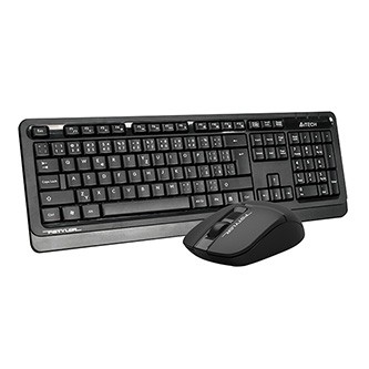 A4Tech FG1012S, Sada klávesnice s bezdrátovou optickou myší, CZ, 2.4 [Ghz], černá.