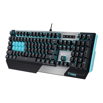 A4Tech B865, klávesnice CZ, herní, spínače LK optic typ drátová (USB), černá.