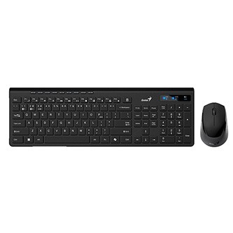 Levně Genius SlimStar 8230 COPILOT Set klávesnice a myši bezdrátová CZ/SK, černá
