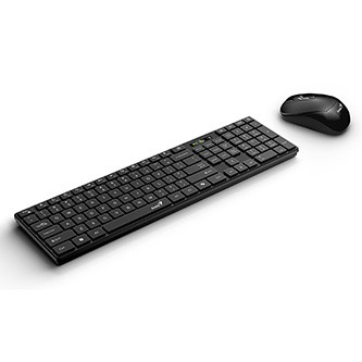 Genius SlimStar 8250 Set klávesnice a myši bezdrátová CZ/SK, černá