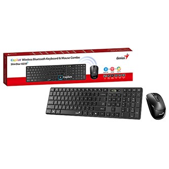 Genius SlimStar 8250 Set klávesnice a myši bezdrátová CZ/SK, černá