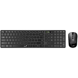 Levně Genius SlimStar 8250 Set klávesnice a myši bezdrátová CZ/SK, černá