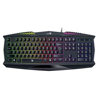 Levně Genius GX GAMING Scorpion K220, klávesnice CZ/SK, herní, voděodolná typ drátová (USB), černá, ne