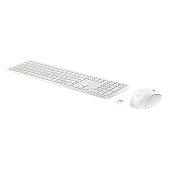 Levně HP 655 sada klávesnice bezdrátová CZ/SK, bílá s bezdrátovou optickou myší, AAA, klasická, 2.4 [GHz]