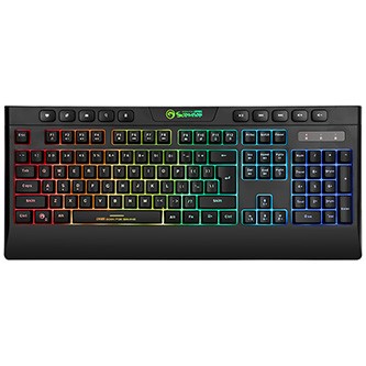Marvo CM305 CM305 CZ/SK, RGB sada klávesnice s herní myší a sluchátky, CZ/SK, herní, membránová typ drátová (USB), černá, RGB podsvícená.
Super kombinácia produktov, ktoré potrebuje každý hráč v modernom poňatí s RGB podsvietením.

Herná klávesnica
- CZ/SK rozloženie kláves
- multimediálne klávesy na ovládanie media playera, spustenie e-mailu, spustenie internetu, kalkulačka atď.
- antighosting pre 26 kláves
- podpora zápästia
- možnosť nahrania vlastného módu podsvietenia
- ovládanie intenzity podsvietenia
- ovládanie rýchlosti efektu podsvietenia

Špecifikácie
Počet kláves: 114
Switche: membránové
Životnosť kláves: až 10 mil.
Dĺžka trasy klávesy: 3.6 ± 0.2 mm
Sila stlačenia: 52 ± 7 g
Podsvietenie: RGB
Pripojenie: USB 2.0
Dĺžka kábla: 1.5 m
Rozmery: 461 x 198 x 37 mm

Herná myš
- programovateľné tlačidlá
- štruktúrované bočné strany myši proti kĺzaniu
- pogumované koliesko pre presnú kontrolu
- tlačidlo pre zmenu módu podsvietenia

Špecifikácie
Senzor: optický
DPI: 800/1600/2400/3200/4000/4800 (cez softvér až 6400)
Počet tlačidiel: 7 (programovateľných)
Životnosť tlačidiel: 5 mil.
Podsvietenie: RGB
Pripojenie: USB 2.0
Dĺžka kábla: 1.6 m
Rozmery: 131 x 70 x 42 mm

7.1 herné slúchadlá- softvér - uzavretý dizajn - nastaviteľný sklon mikrofónu
- nastaviteľná čelenka

Špecifikácie
Zvuk: 7.1 virtuálny surround
Frekvenčný rozsah: 20 - 20 000 Hz
Priemer reproduktora: 50 mm
Citlivosť: 105 ± 3 dB
Podsvietenie: rainbow
Impedancia: 32 Ohm
Typ mikrofónu: všesmerový
Veľkosť mikrofónu: 4 x 1.5 mm
Citlivosť mikrofónu: -42 dB
Pripojenie: USBDĺžka kábla: 2.1 m      Video: AdisBak - Herný set pre nenáročných | RECENZIA  