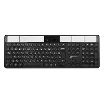 Powerton LIFE SOLARSLIM Solární klávesnice bezdrátová CZ/SK, černá