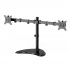 Stojan na 2 monitory GEMBIRD MS-D2ST-02, otočný. naklápěcí