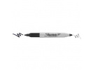Sharpie S0811100, popisovač twin tip, černý, 12ks, 0.5/0.9mm, permanentní